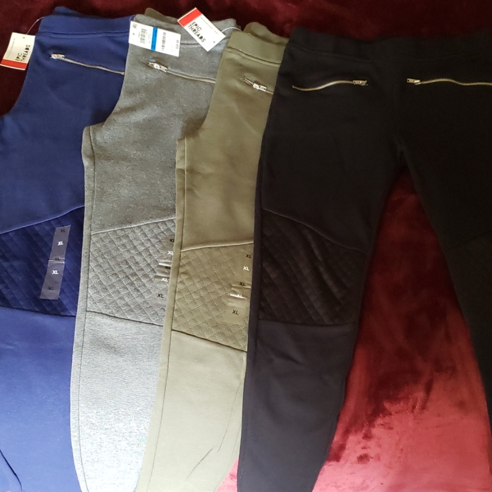 Epic Threads Juniors Sml/Med YXL Moto Leggings